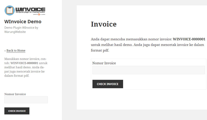 check invoice